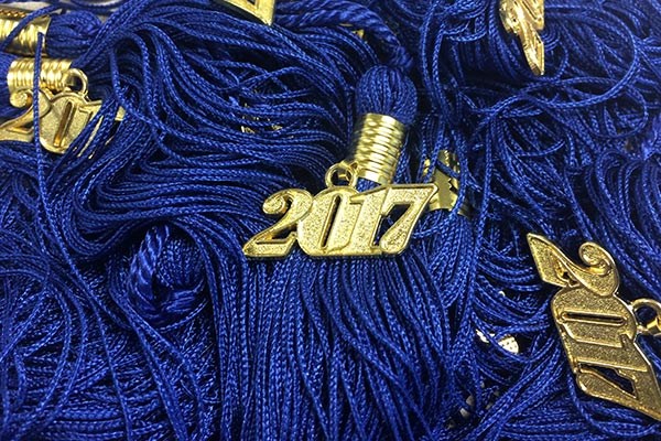 Commencement tassels from 2017