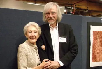 Nancy Donahue with Prof. Arno Minkkinen, the internationally renowned photographer and 2012&nbsp;Nancy Donahue Endowed Professor in the Arts at UMass Lowell.