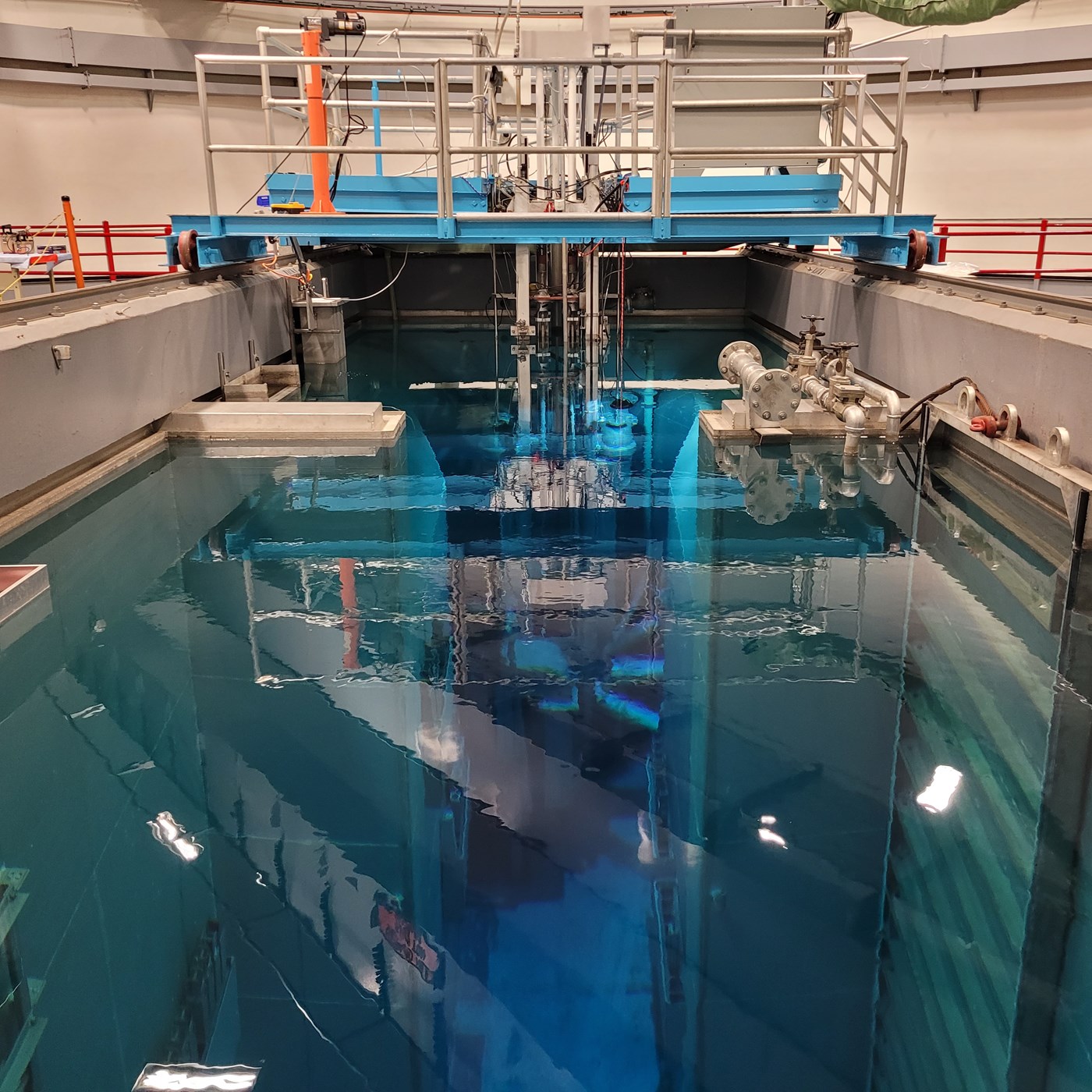 Cooling pool in UMass Lowell Radiation Laboratory