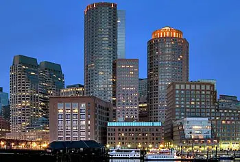 High-rise buildings in downtown Boston are at great risk of structural damage in the event of a severe earthquake.