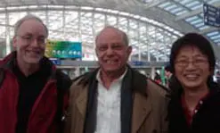 Thomas Taylor, Ahmed Abdelal and Julie Chen arrive in Beijing to begin discussions with their counterparts at Chinese universities.