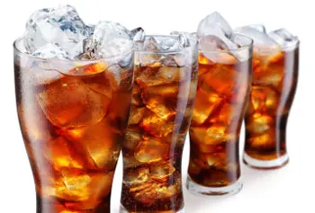 SHE Dean McKinney suggests that students choose beverages without sugar. One eight-ounce glass of soda contains 10 teaspoons of sugar.