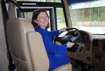 Mastermind behind the idea for the grant, Prof. Jacqueline Dowling is one of the nursing faculty members who will drive the mobile laboratory to Lowell and Lawrence schools and community centers.