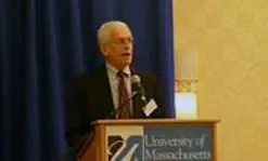 Robert Tamarin, dean of sciences, opened the two-day conference.