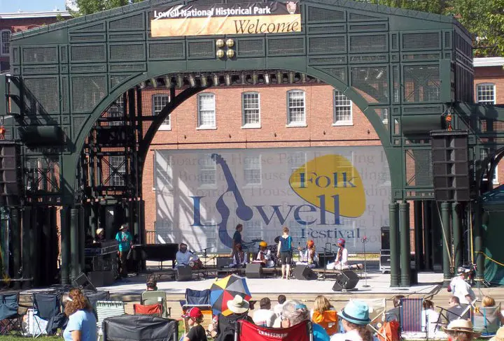 The Lowell Folk Festival is just one of many fun summer activities in the city.