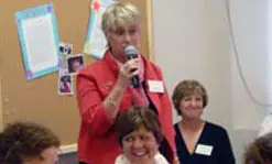 Rewriting a fairytale was one of the engaging activities at this year's Gathering at the Well forum.