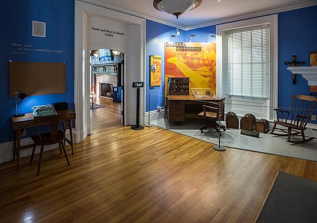 Kerouac Retrieved Exhibit in Allen House - 2015