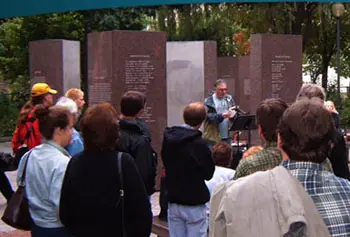 The Lowell Celebrates Kerouac Festival kicks off every year at the author&rsquo;s memorial downtown.