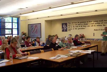 The Learning in Retirement Association offers students educational and leadership opportunities.