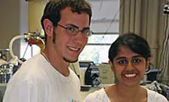 Mark Lalli, left, and Neha Manohar.