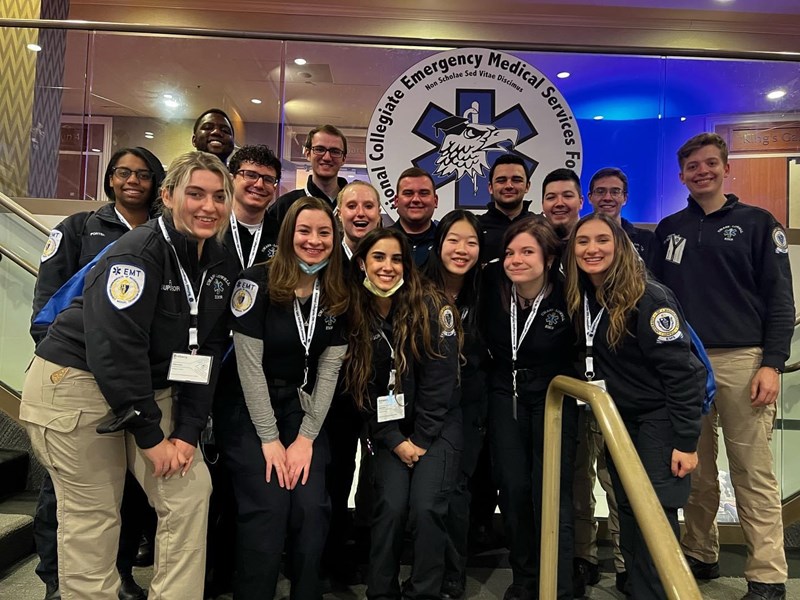 16 EMTs at the 2022 NCEMSF Conference