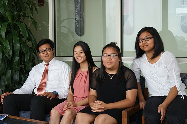 Four of the 12 Nisei Student Relocation Commemorative Fund scholars coming to UMass Lowell in fall 2017