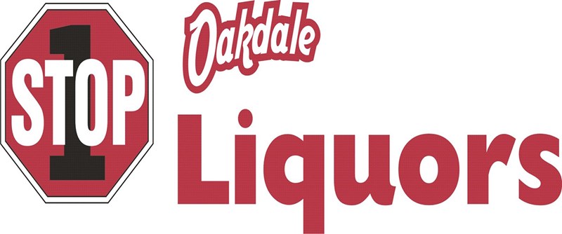 Oakdale Liquors logo. Oakdale Liquors has a wide selection of wines, microbrews, and top shelf liquors at reasonable prices.