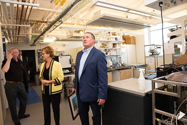 LEWA COO Mark Dyment tours the Massachusetts BioManufacturing Center