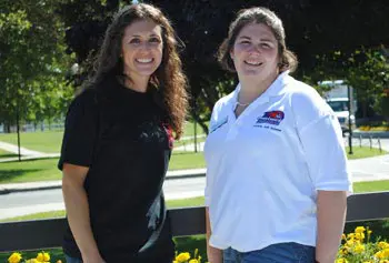 Organizers of the SHE Living Learning communities include Arlee Dulak and Christyn Toomey, assistant director of Residence Life.