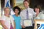 Shown at the recent scholarship presentation are, from left, Ann Shanahan DelFuoco, Diane Shanahan, Robert Silva and Prof. Eve Buzawa, chairperson of the Department of Criminal Justice and Criminology.