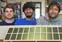 From left, UMass Lowell students Kemmeng Peng, Matthew Polese, Raam Perumal, Apurav Jain and Srilakshmi Kurmana pose with a scale model of the energy-efficient 4D Home that Team Massachusetts is entering at this year's Solar Decathlon. The competition will be held from Sept. 23 to Oct. 2 at the National Mall’s West Potomac Park in Washington, D.C.