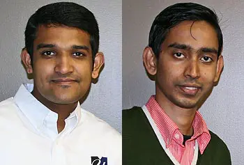 Sethumadhavan Ravichandran, left, and Soumitra Satapathi.