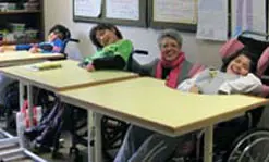 Deirdra Murphy visited programs for disabled children while in Turkey.