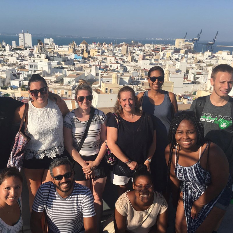 UMass Lowell students in Cadiz in 2019