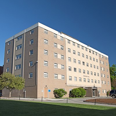 Concordia Hall is a student residence hall on the UMass Lowell campus