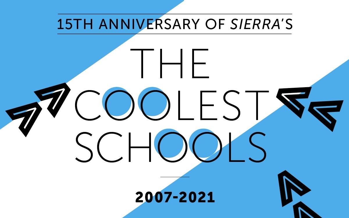 Sierra magazine’s 15th annual Cool Schools ranking of North America’s greenest colleges and universities logo (2021)