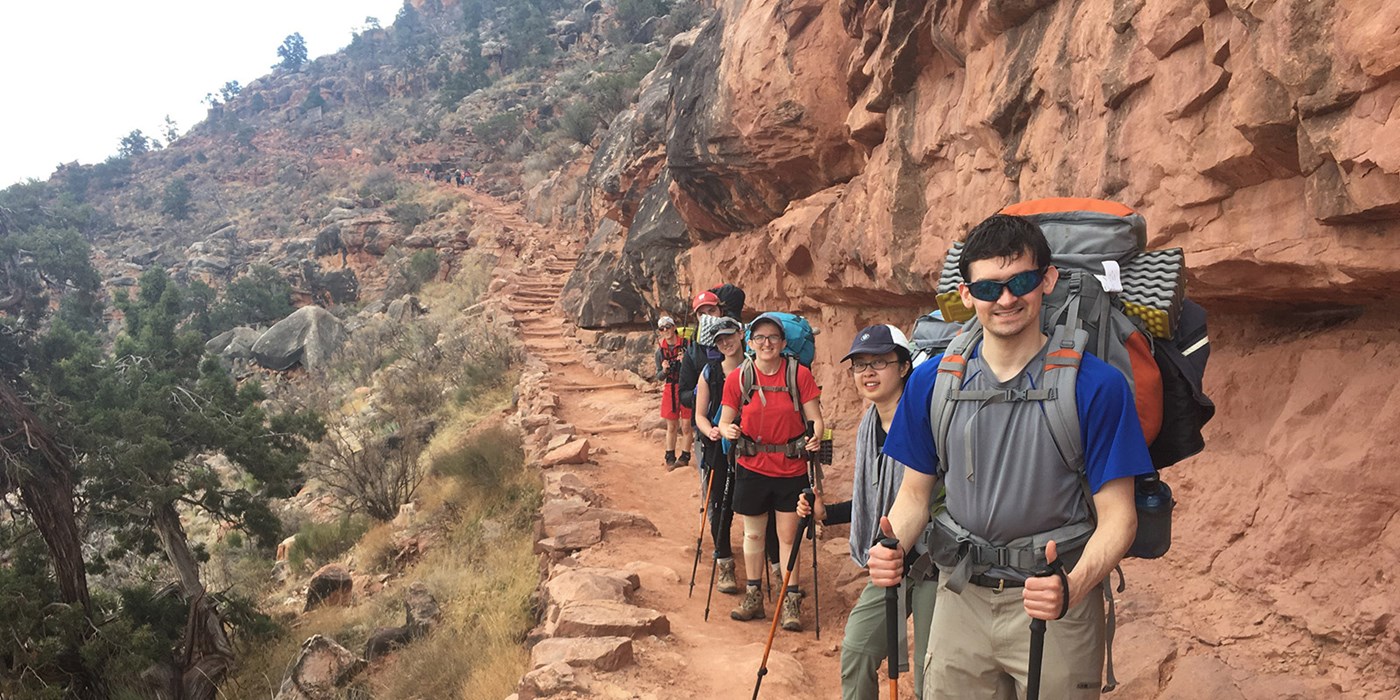 students on OAP Grand Canyon Trip