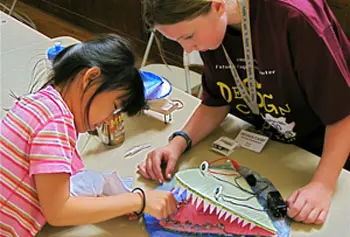 Students in Future Engineers Center programs develop their science and math skills to design and build electronic experiments and boost their problem-solving abilities.