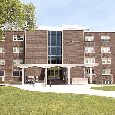Leitch Hall is a student residence hall on the UMass Lowell campus