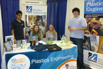 The Plastics Engineering Department had one of eight UMass Lowell booths at&nbsp;the USA Science & Engineering Festival held in Washington D.C. and attended by more than half a million people.
