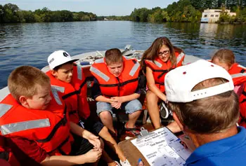 Fifth-grade students from the J.W. Killam Elementary School in Reading took a field trip on the Merrimack River late last month.