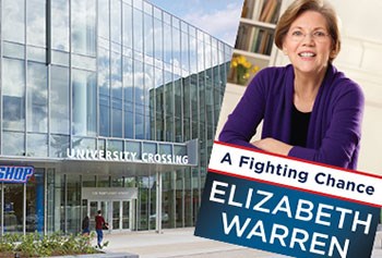 U.S. Sen. Elizabeth Warren to speak at University Crossing.
