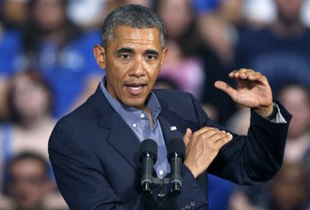 President Obama/AP photo by Keith Srakocic