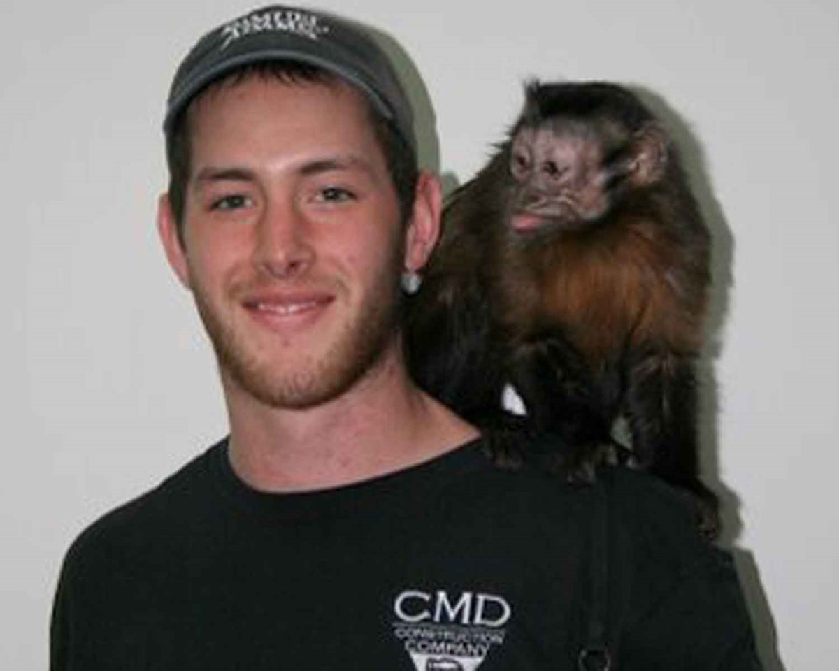 John Picture with Monkey