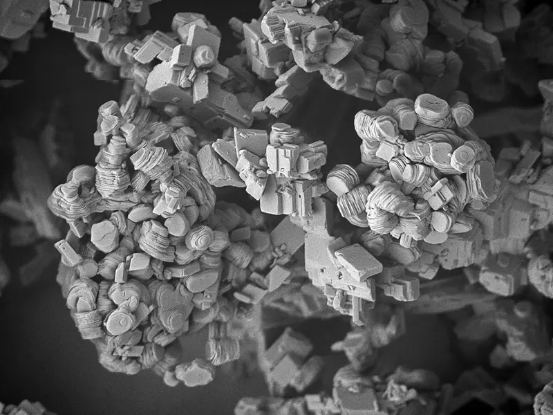 black and white closeup of blocks and tablets