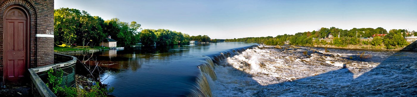 Merrimack Dam with House