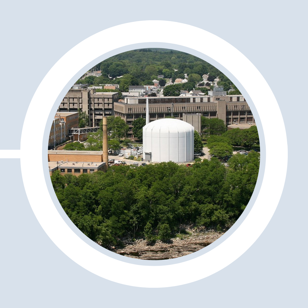 Aerial view of the Radiation Laboratory reactor.