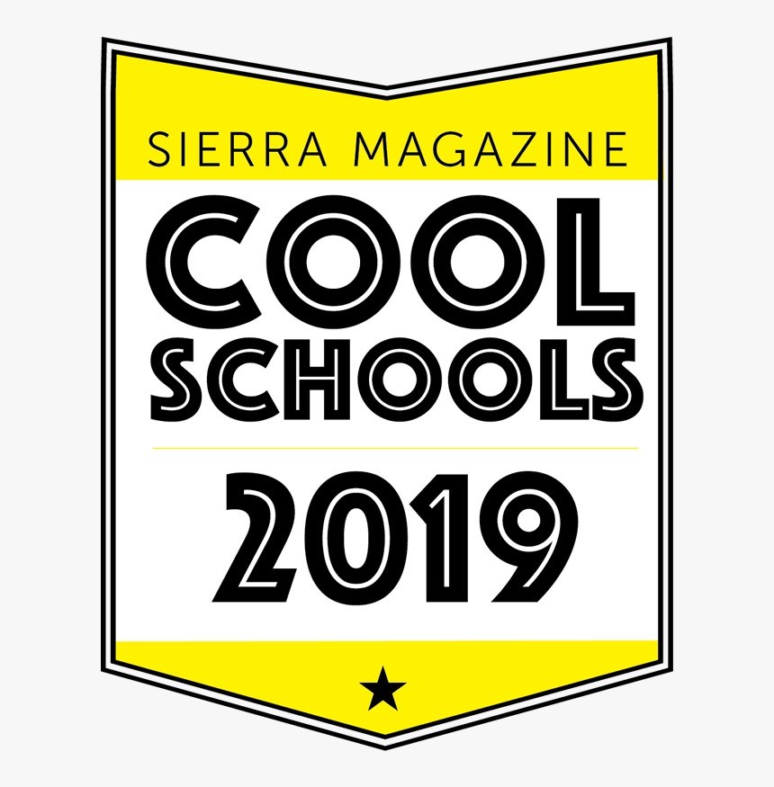 Sierra magazine’s 12th annual Cool Schools ranking of North America’s greenest colleges and universities (2019) logo.