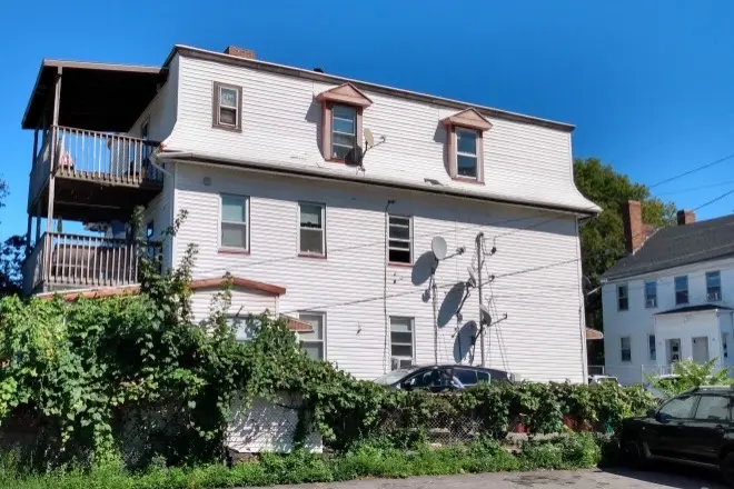 Exterior side of 39-41 Union Street in Lowell.