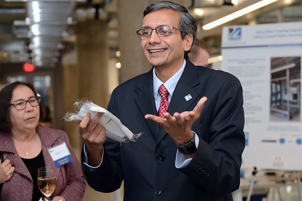 Nagarajan at Fabric Discovery Center