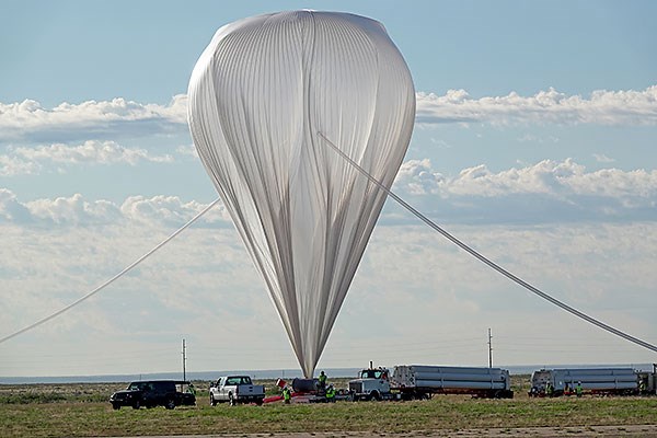 NASA helium balloon