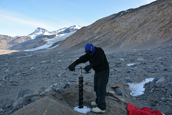 UMass Lowell Prof. Kate Swanger in Antarctica