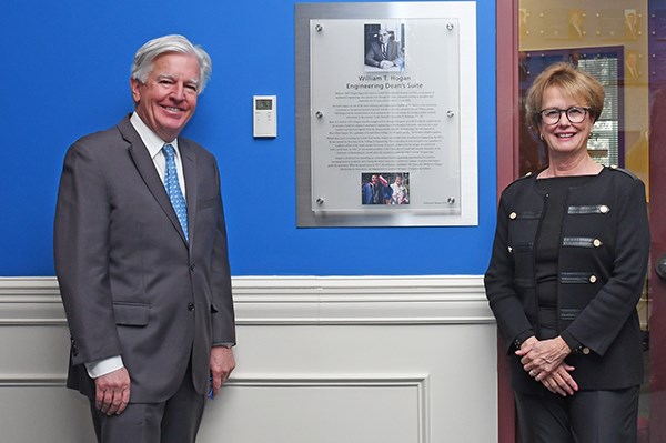 UMass Lowell ceremony dedicating space in Southwick Hall to William Hogan