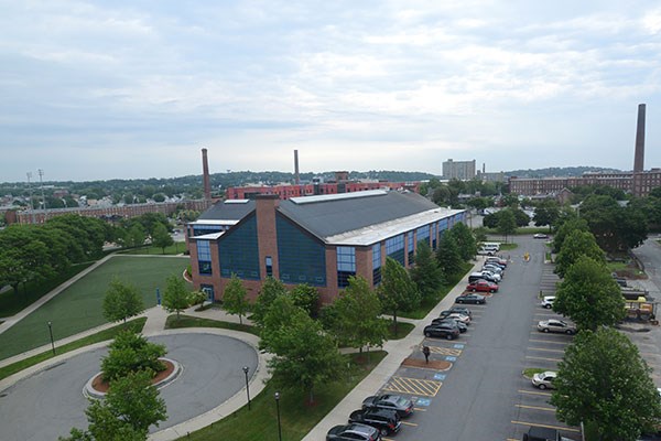 Aerial shot of East Campus