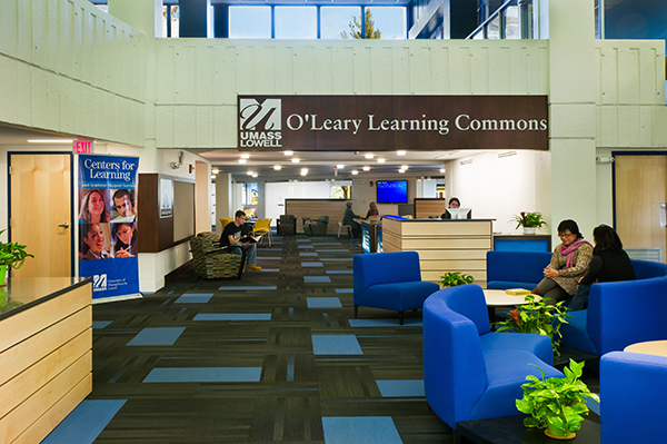 Interior of O'Leary library