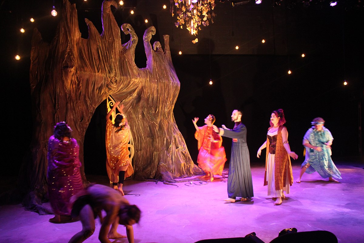 UMass Lowell students perform A Midsummer Night's Dream, the comedy written by William Shakespeare in 1595/96.