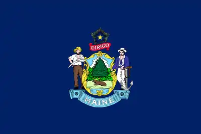 State flag of Maine