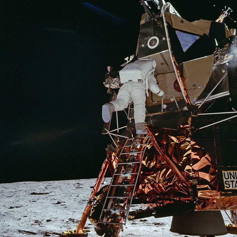 Buzz Aldrin during Apollo 11 mission