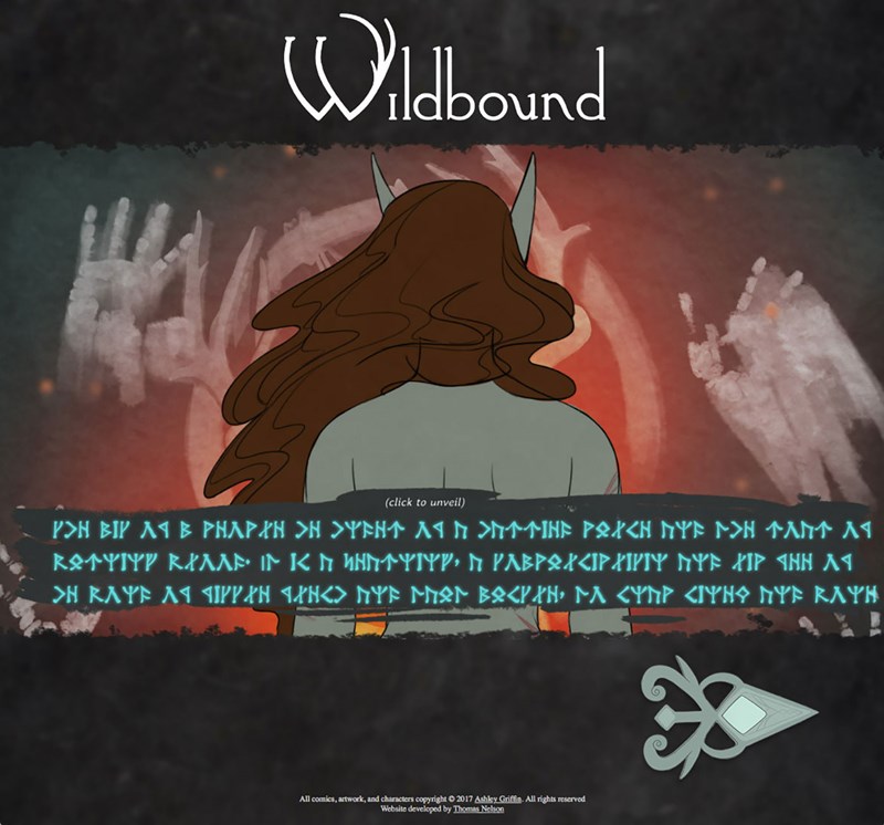 Wildbound web-based graphic novel by Ashley Griffin