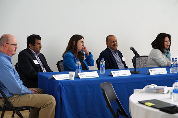 Panelists talk about their business analytics programs 